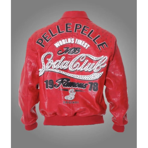 1978 Soda Club Pelle Pelle Jacket, pelle pelle,pellepelle leather jacket,varsity jacket, pelle pelle wool jacket, pellepelle varsity jacket