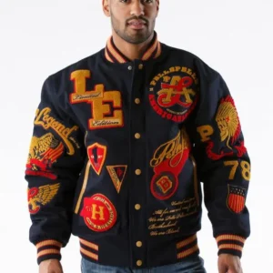 Pelle Pelle American Legend Black Varsity Jacket view 1