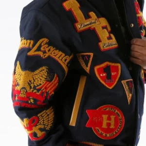 Pelle Pelle American Legend Black Varsity Jacket view 2