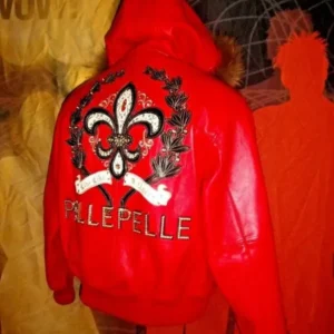 Pelle Pelle Fur Trim Bomber Jacket view 1