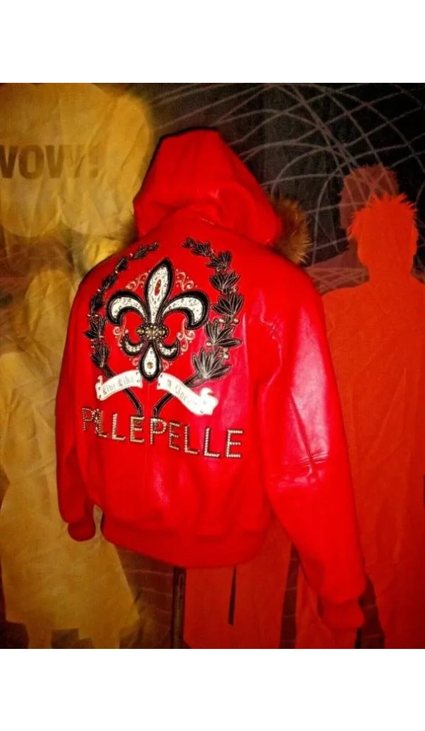 Pelle Pelle Fur Trim Bomber Jacket