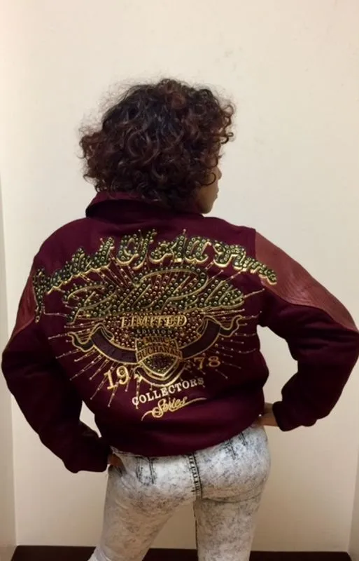 Pelle Pelle Greatest of All Time Maroon Jacket