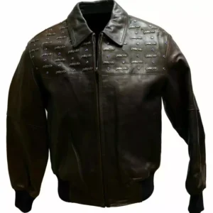 Pelle Pelle Emblem Leather Jacket Black | Pelle Pelle Store view 1