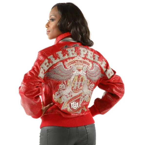 Pelle Pelle Ladies 40th Anniversary Red Jacket