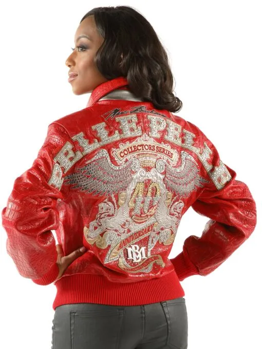 Pelle Pelle Ladies 40th Anniversary Red Jacket