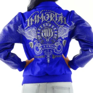 Pelle Pelle Athletic Division Navy Blue Jacket