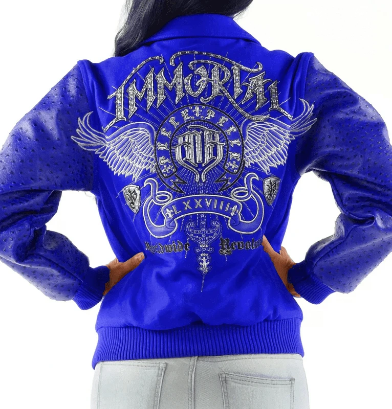 Pelle Pelle Athletic Division Navy Blue Jacket