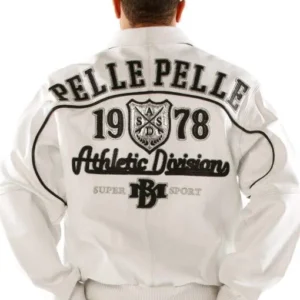 Pelle Pelle Athletic Division White Jacket view 1