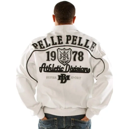 Pelle Pelle Athletic Division White Jacket