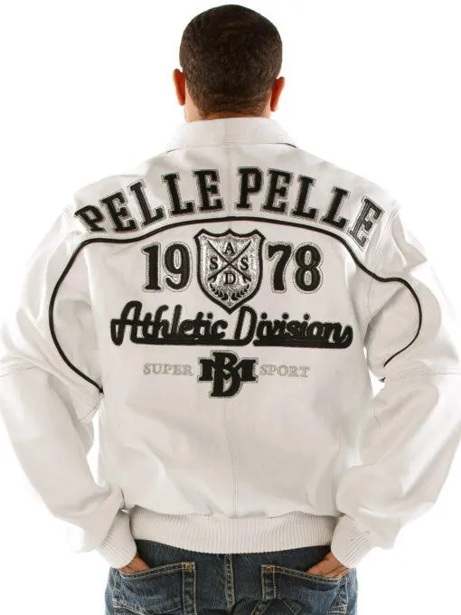 Pelle Pelle Athletic Division White Jacket