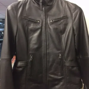 Pelle Pelle Ladies Casual Fashion Black Leather Jacket view 2