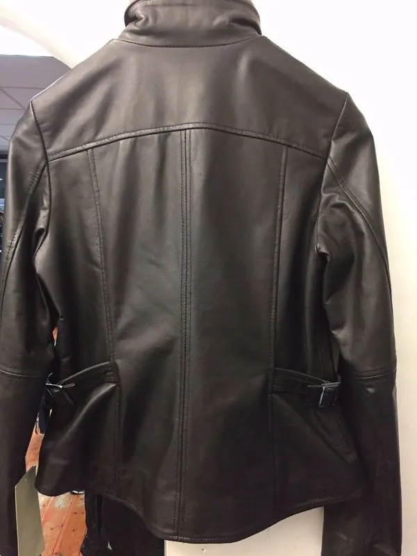 Pelle Pelle Ladies Casual Fashion Black Leather Jacket