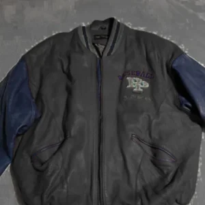 Pelle Pelle Authentic Baseball Urban League Black Jacket view 2