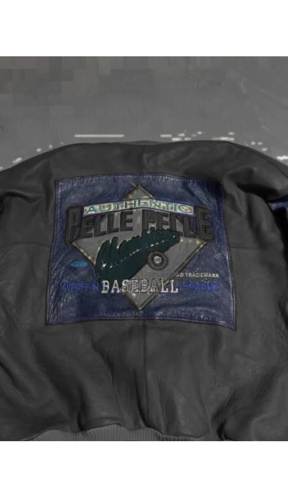 Pelle Pelle Authentic Baseball Urban League Black Jacket