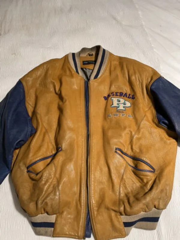 Pelle Pelle Authentic Baseball Urban League Brown Jacket view 2