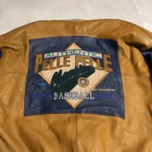 Pelle Pelle Authentic Baseball Urban League Brown Jacket