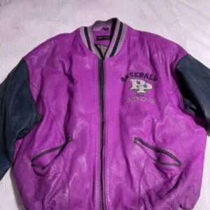 Pelle Pelle Baseball Urban League Purple Jacket view 2