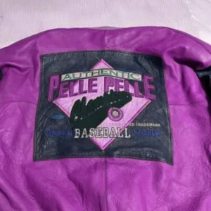 Pelle Pelle Baseball Urban League Purple Jacket view 1