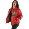 pelle-pelle-ladies-limited-edition-red-jacket,pelle-pelle,pelle-pelle-jacket,pelle-pelle-women's