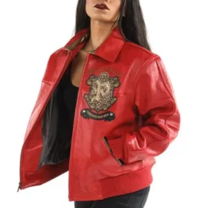 Pelle Pelle Ladies Limited Edition Red Jacket | Pelle Pelle Women's