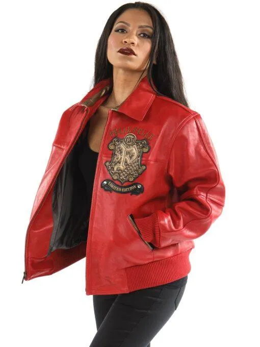 Pelle Pelle Ladies Limited Edition Red Jacket | Pelle Pelle Women's