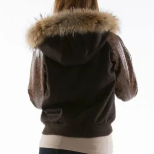 Pelle Pelle Ladies Eagle Brown Jacket view 3