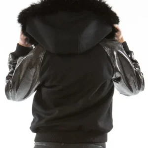 Pelle Pelle Ladies Eagle Hooded Jacket | Pelle Pelle Women's view 2