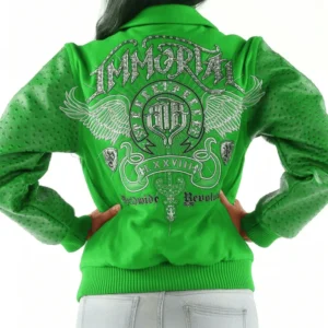 Marc Buchanan Authentic Pelle Pelle ladies Green Jacket