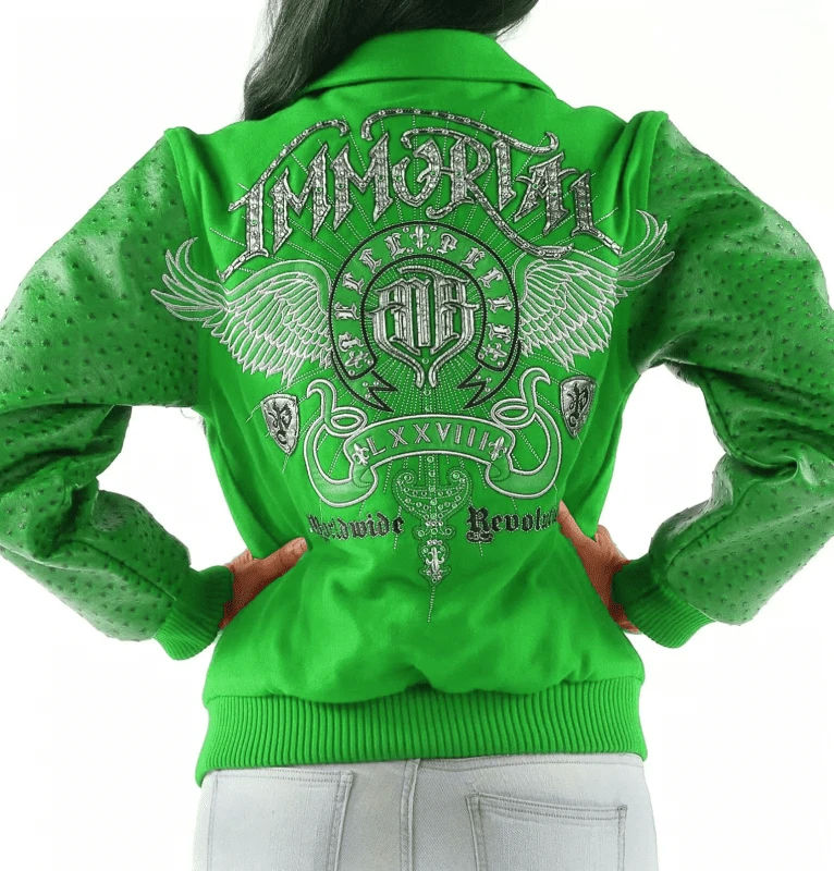 Marc Buchanan Authentic Pelle Pelle ladies Green Jacket