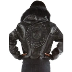 Pelle Pelle Womens Emblem Leather Jacket, pelle pelle, pelle coat, pelle pelle leather jacket, pelle larsson, pelle pelle jackets, pelle the conqueror, pelle jacket