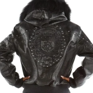 Pelle Pelle Womens Emblem Leather Jacket