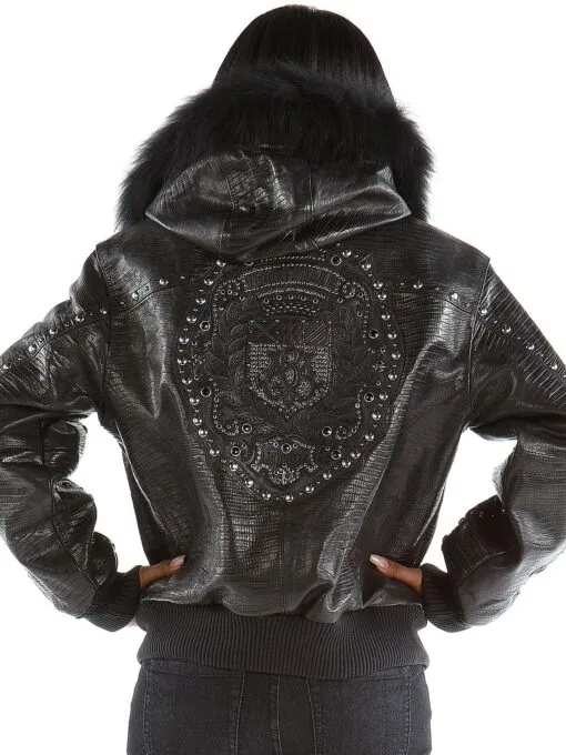 Pelle Pelle Womens Emblem Leather Jacket