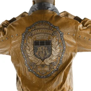 Pelle Pelle Authentic Marc Buchanan Mens Brown Jacket view 1