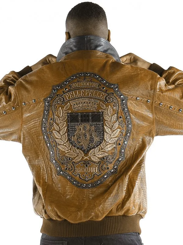 Pelle Pelle Authentic Marc Buchanan Mens Brown Jacket