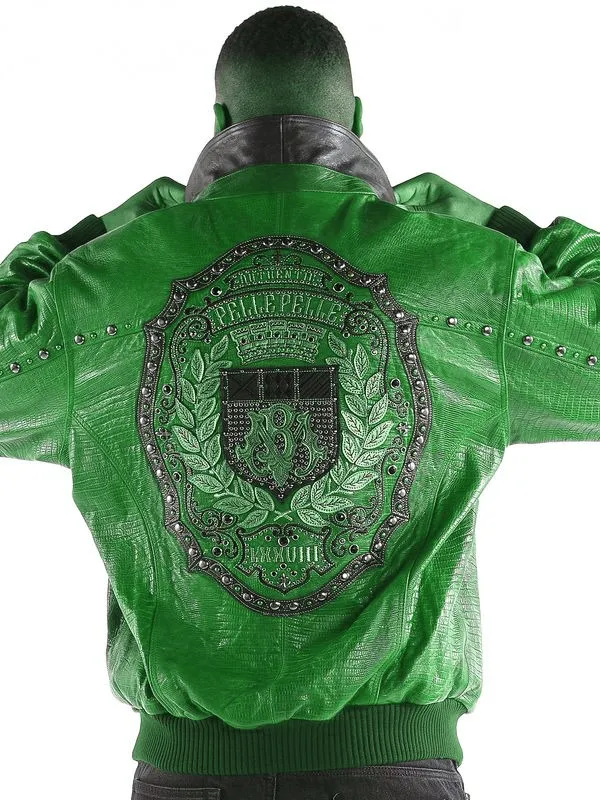 Pelle Pelle Authentic Marc Buchanan Mens Green Jacket