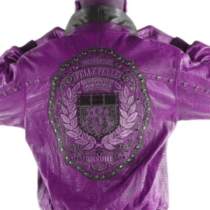 Pelle Pelle Authentic Marc Buchanan Mens Light Purple Jacket view 1