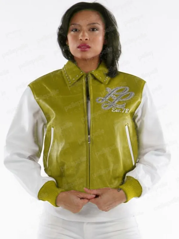 Pelle Pelle Ladies Notorious Olive Jacket | Pelle Pelle Store