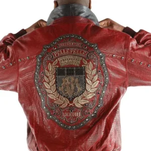 Pelle Pelle Authentic Mens Red Jacket view 1