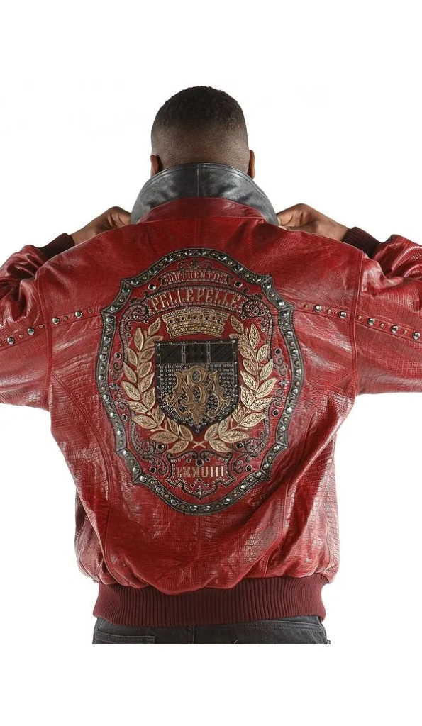 Pelle Pelle Authentic Mens Red Jacket