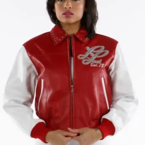 Pelle Pelle Ladies Notorious Red Jacket view 2