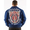 Pelle Pelle Band of Brothers Blue Jacket | Pelle Pelle leather jacket, pelle pelle varsity jacket,