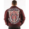 Pelle Pelle Band of Brothers Brown Jacket | Pelle Pelle, leather jacket, pelle pelle varsity jacket, pelle the conqueror