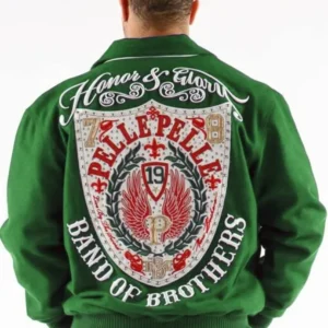 Pelle Pelle Band of Brothers Green Jacket | Pelle Pelle