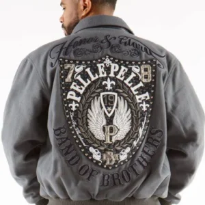 Pelle Pelle Band of Brothers Light Blue Jacket