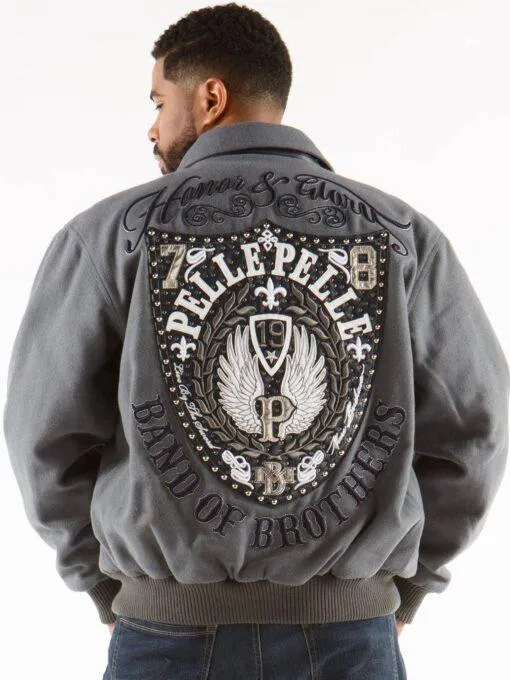 Pelle Pelle Band of Brothers Light Blue Jacket