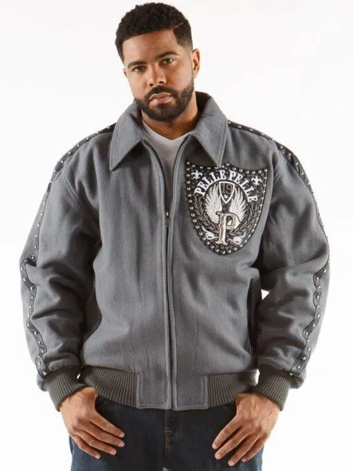 Pelle Pelle Band of Brothers Light Blue Jacket view 2
