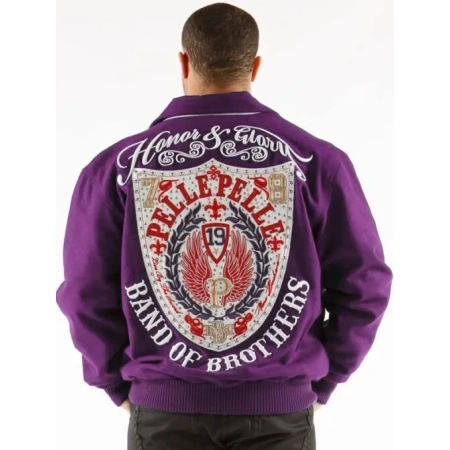 Pelle Pelle Band of Brothers Purple Jacket