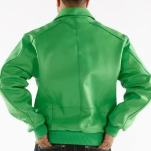 Pelle Pelle Basic in Green Plush Jacket