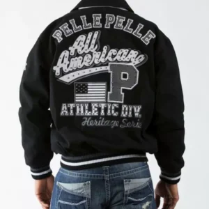 Pelle Pelle Black American Wool Jacket