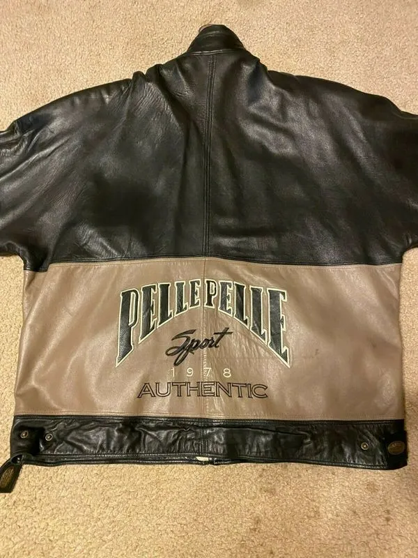 Stylish Black and Brown Leather Jacket by Pelle Pelle